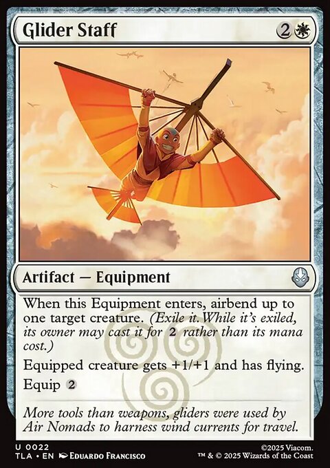 Glider Staff, Avatar: The Last Airbender #22, Magic: The Gathering card
