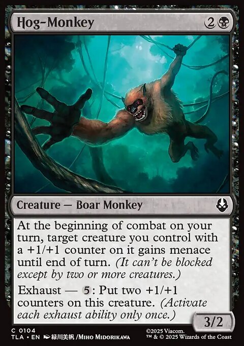 Hog-Monkey, Avatar: The Last Airbender #104, Magic: The Gathering card