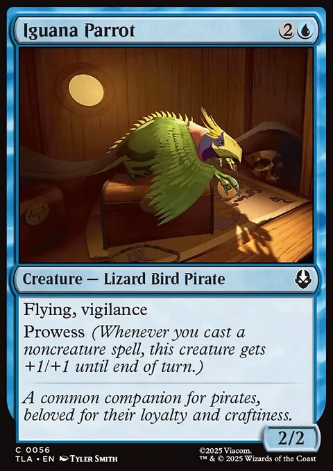 Iguana Parrot, Avatar: The Last Airbender #56, Magic: The Gathering card