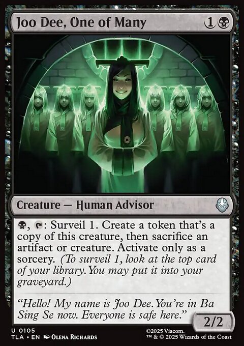 Joo Dee, One of Many, Avatar: The Last Airbender #105, Magic: The Gathering card