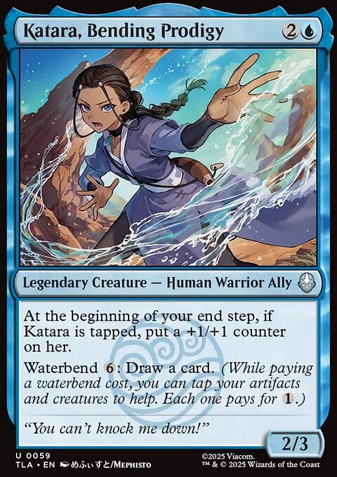Katara, Bending Prodigy, Avatar: The Last Airbender #59, Magic: The Gathering card