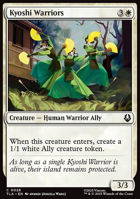 Kyoshi Warriors, Avatar: The Last Airbender #26, Magic: The Gathering card