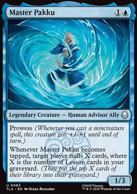 Master Pakku, Avatar: The Last Airbender #63, Magic: The Gathering card