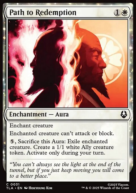 Path to Redemption, Avatar: The Last Airbender #31, Magic: The Gathering card