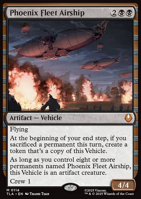 Phoenix Fleet Airship, Avatar: The Last Airbender #114, Magic: The Gathering card