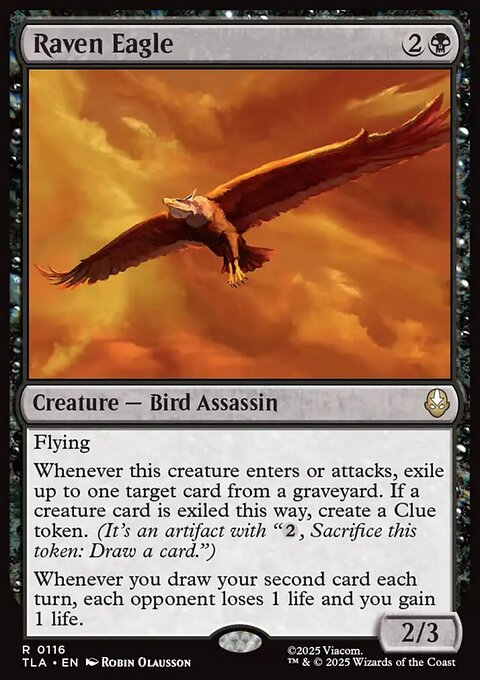 Raven Eagle, Avatar: The Last Airbender #116, Magic: The Gathering card