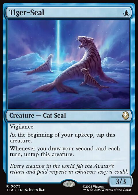 Tiger-Seal, Avatar: The Last Airbender #75, Magic: The Gathering card