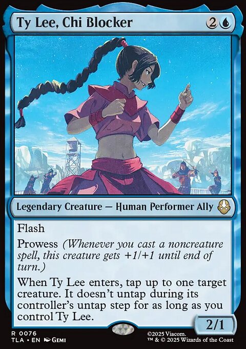 Ty Lee, Chi Blocker, Avatar: The Last Airbender #76, Magic: The Gathering card