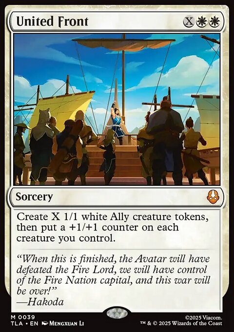 United Front, Avatar: The Last Airbender #39, Magic: The Gathering card