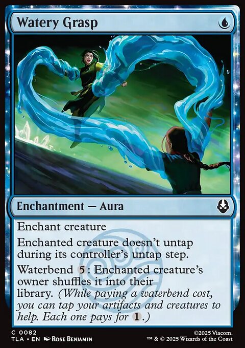 Watery Grasp, Avatar: The Last Airbender #82, Magic: The Gathering card