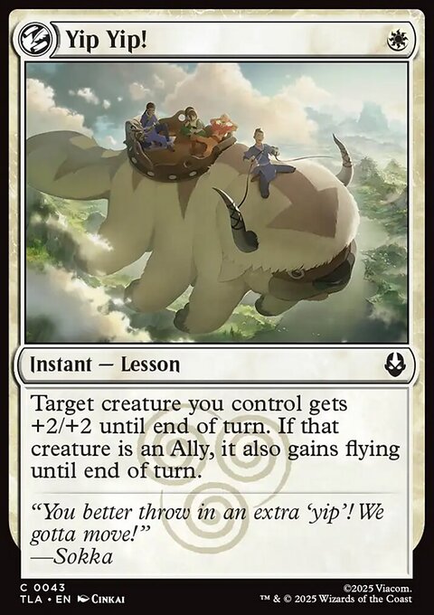 Yip Yip!, Avatar: The Last Airbender #43, Magic: The Gathering card