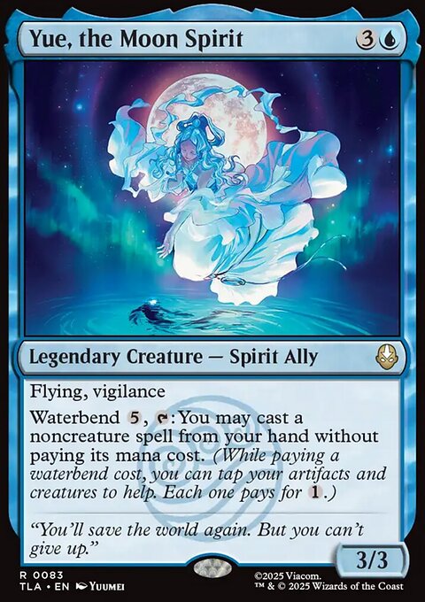 Yue, the Moon Spirit, Avatar: The Last Airbender #83, Magic: The Gathering card