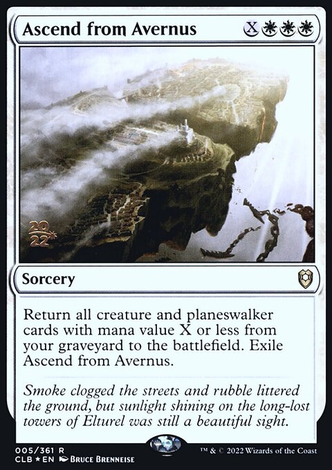 Ascend from Avernus, Battle for Baldur's Gate Promos #5s, Magic: The Gathering card