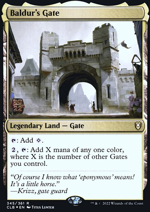 Baldur's Gate, Battle for Baldur's Gate Promos #345s, Magic: The Gathering card
