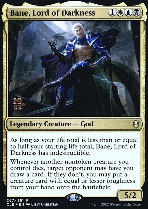 Bane, Lord of Darkness, Battle for Baldur's Gate Promos #267s, Magic: The Gathering card