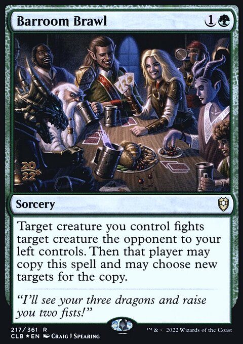 Barroom Brawl, Battle for Baldur's Gate Promos #217s, Magic: The Gathering card