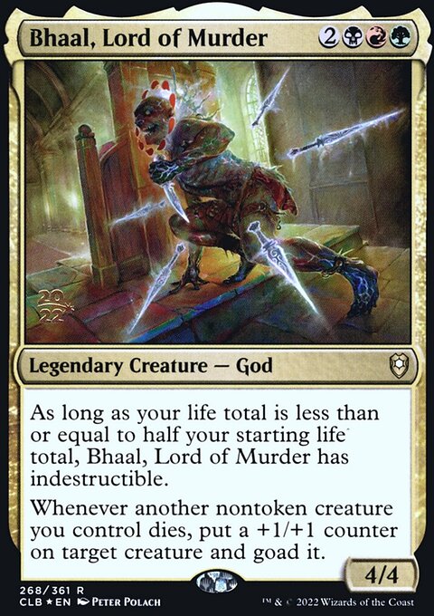 Bhaal, Lord of Murder, Battle for Baldur's Gate Promos #268s, Magic: The Gathering card