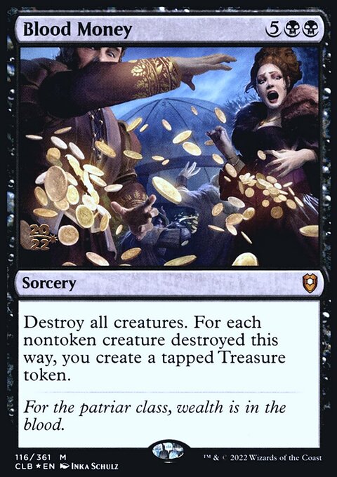 Blood Money, Battle for Baldur's Gate Promos #116s, Magic: The Gathering card