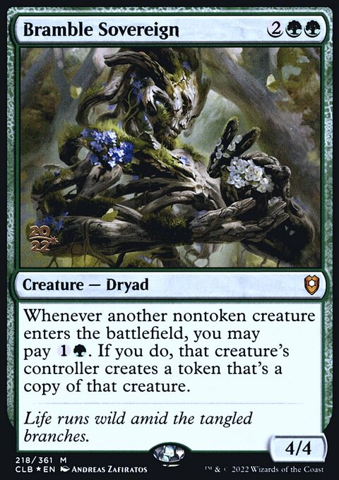 Bramble Sovereign, Battle for Baldur's Gate Promos #218s, Magic: The Gathering card