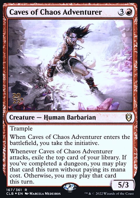 Caves of Chaos Adventurer, Battle for Baldur's Gate Promos #167s, Magic: The Gathering card