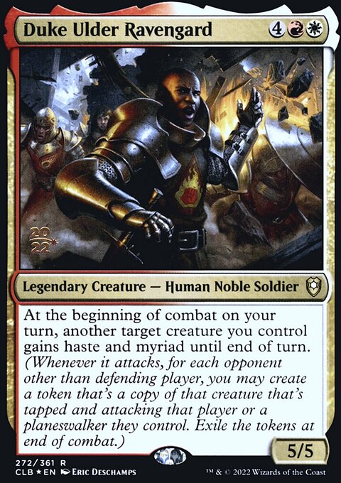Duke Ulder Ravengard, Battle for Baldur's Gate Promos #272s, Magic: The Gathering card