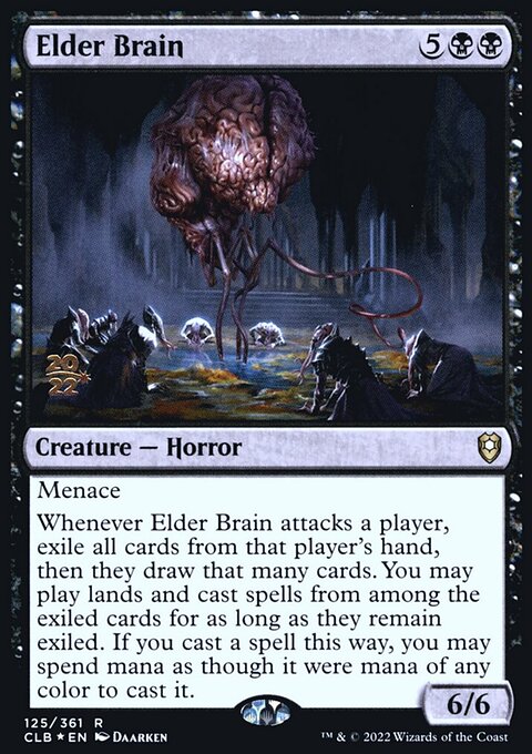 Elder Brain, Battle for Baldur's Gate Promos #125s, Magic: The Gathering card