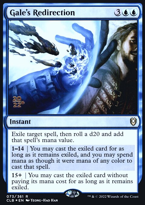 Gale's Redirection, Battle for Baldur's Gate Promos #73s, Magic: The Gathering card