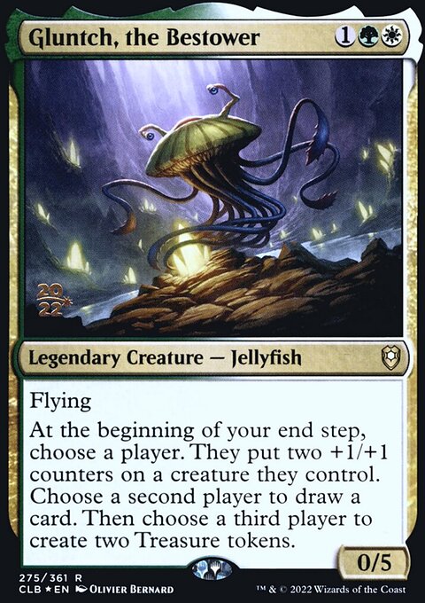 Gluntch, the Bestower, Battle for Baldur's Gate Promos #275s, Magic: The Gathering card