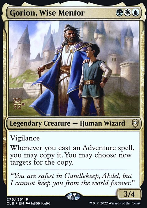 Gorion, Wise Mentor, Battle for Baldur's Gate Promos #276s, Magic: The Gathering card