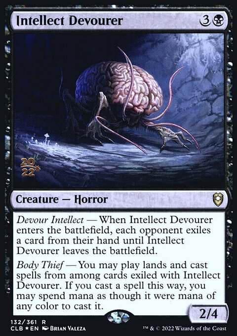 Intellect Devourer, Battle for Baldur's Gate Promos #132s, Magic: The Gathering card