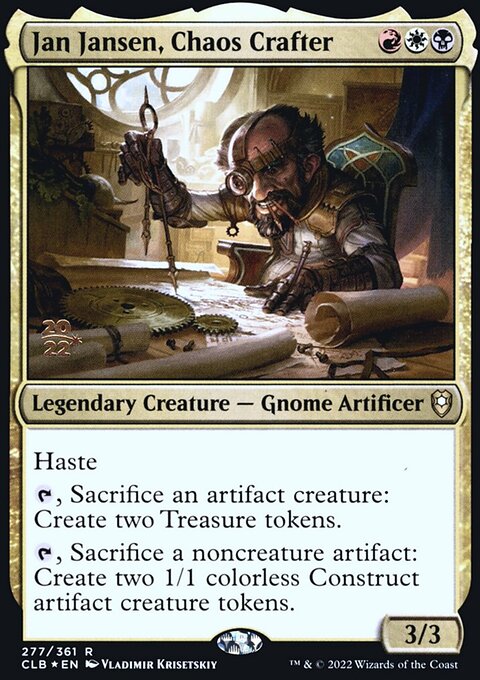 Jan Jansen, Chaos Crafter, Battle for Baldur's Gate Promos #277s, Magic: The Gathering card