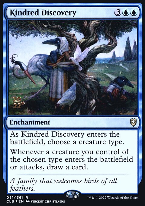 Kindred Discovery, Battle for Baldur's Gate Promos #81s, Magic: The Gathering card