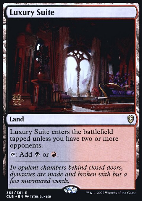 Luxury Suite, Battle for Baldur's Gate Promos #355s, Magic: The Gathering card