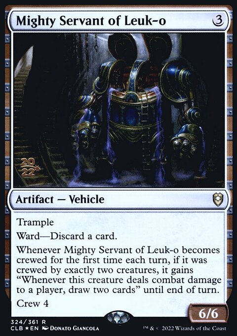 Mighty Servant of Leuk-o, Battle for Baldur's Gate Promos #324s, Magic: The Gathering card
