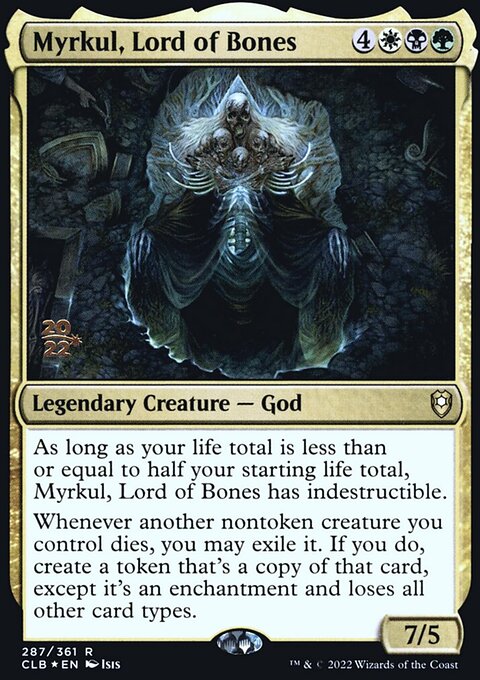 Myrkul, Lord of Bones, Battle for Baldur's Gate Promos #287s, Magic: The Gathering card