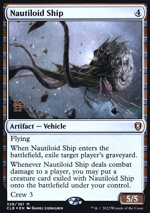 Nautiloid Ship, Battle for Baldur's Gate Promos #328s, Magic: The Gathering card