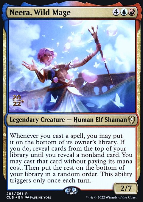 Neera, Wild Mage, Battle for Baldur's Gate Promos #288s, Magic: The Gathering card