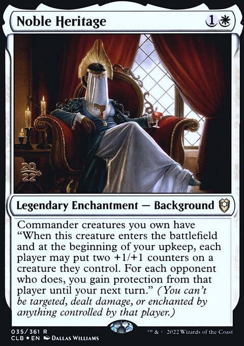 Noble Heritage, Battle for Baldur's Gate Promos #35s, Magic: The Gathering card