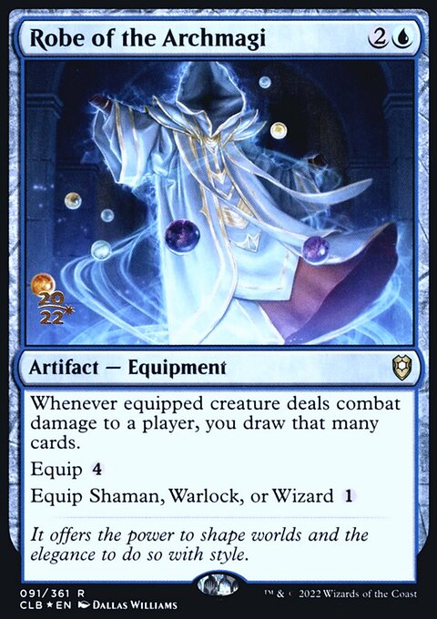 Robe of the Archmagi, Battle for Baldur's Gate Promos #91s, Magic: The Gathering card