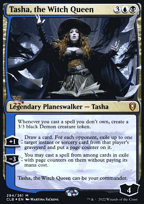 Tasha, the Witch Queen, Battle for Baldur's Gate Promos #294s, Magic: The Gathering card