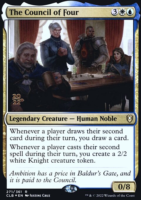The Council of Four, Battle for Baldur's Gate Promos #271s, Magic: The Gathering card
