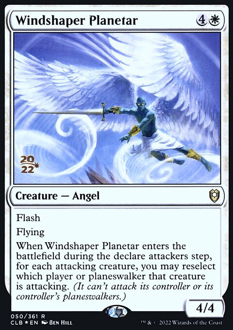 Windshaper Planetar, Battle for Baldur's Gate Promos #50s, Magic: The Gathering card
