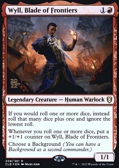 Wyll, Blade of Frontiers, Battle for Baldur's Gate Promos #208s, Magic: The Gathering card