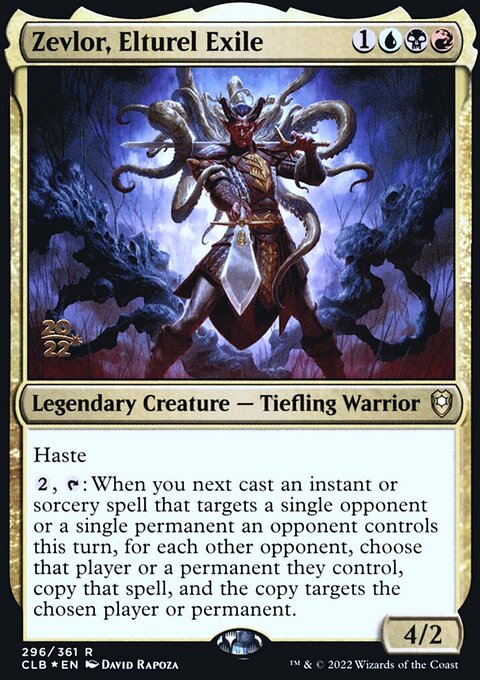 Zevlor, Elturel Exile, Battle for Baldur's Gate Promos #296s, Magic: The Gathering card