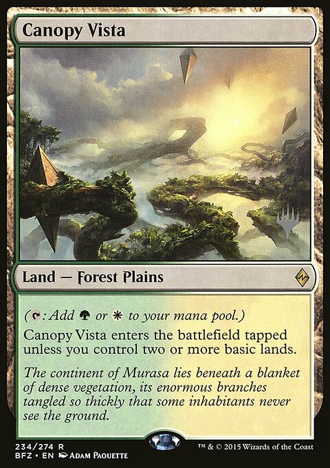 Canopy Vista, Battle for Zendikar Promos #234p, Magic: The Gathering card