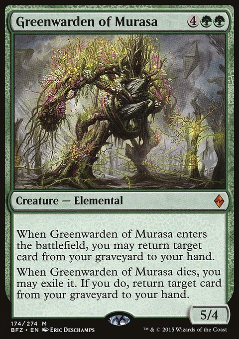 Greenwarden of Murasa, Battle for Zendikar Promos #174p, Magic: The Gathering card