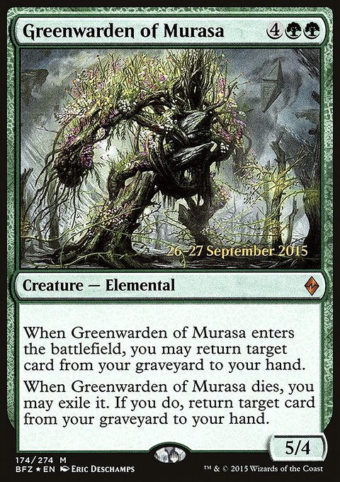 Greenwarden of Murasa, Battle for Zendikar Promos #174s, Magic: The Gathering card