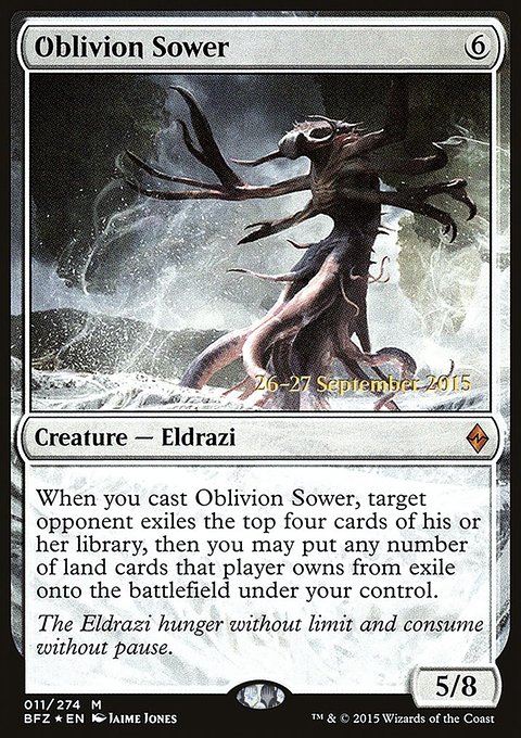 Oblivion Sower, Battle for Zendikar Promos #11s, Magic: The Gathering card