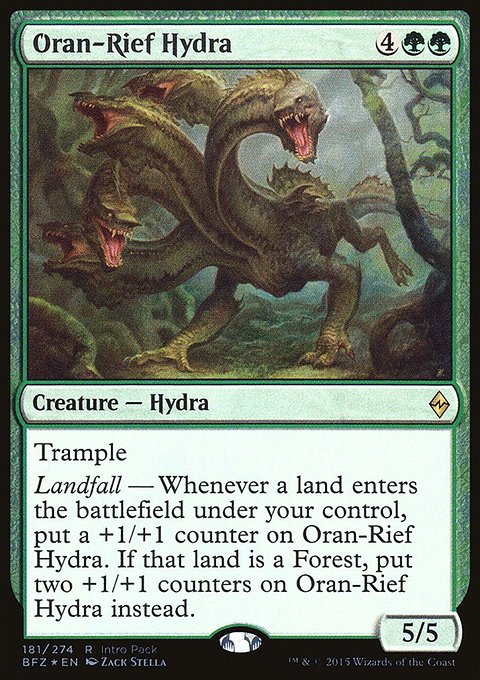 Oran-Rief Hydra, Battle for Zendikar Promos #181, Magic: The Gathering card