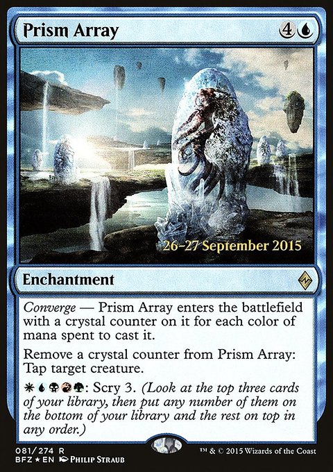 Prism Array, Battle for Zendikar Promos #81s, Magic: The Gathering card